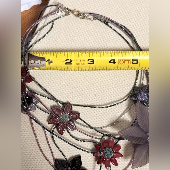 Floral Multi-Color Necklace - Picture 16 of 16